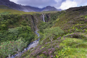 Eas Mor waterfall, Isle of Skye, Inner Hebrides, Scotland, United Kingdom, Europe - RHPLF24423
