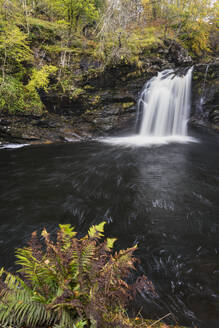 Falls of Falloch in autumn, Loch Lomond and Trossachs National Park, Scotland, United Kingdom, Europe - RHPLF24424