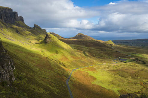 Quiraing, Isle of Skye, Inner Hebrides, Scotland, United Kingdom, Europe - RHPLF24426