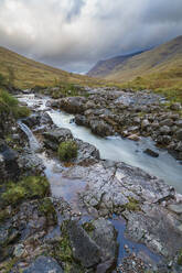 River Etive, Glencoe, Highlands, Scotland, United Kingdom, Europe - RHPLF24428