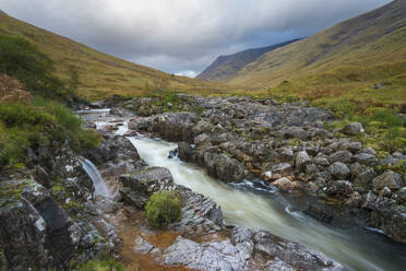 River Etive, Glencoe, Highlands, Scotland, United Kingdom, Europe - RHPLF24429
