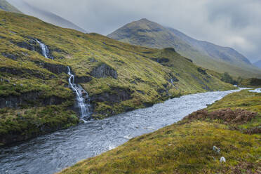 River Etive, Glencoe, Highlands, Scotland, United Kingdom, Europe - RHPLF24435