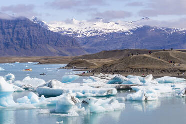 Jokulsarlon glacier lagoon, Iceland, Polar Regions - RHPLF24470