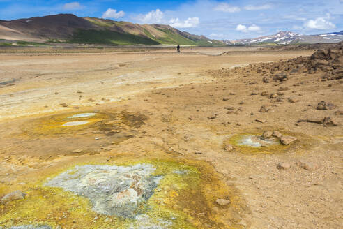 Geothermal area, Namafjall Hverir, Iceland, Polar Regions - RHPLF24486