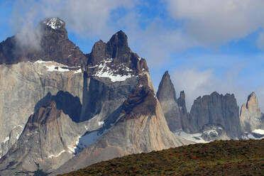 Torres and Cuernos, Torres del Paine National Park, Patagonia, Chile, South America - RHPLF24511