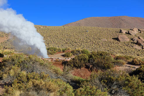 El Tatio Geyser Field, Atacama Desert Plateau, Chile, South America - RHPLF24534