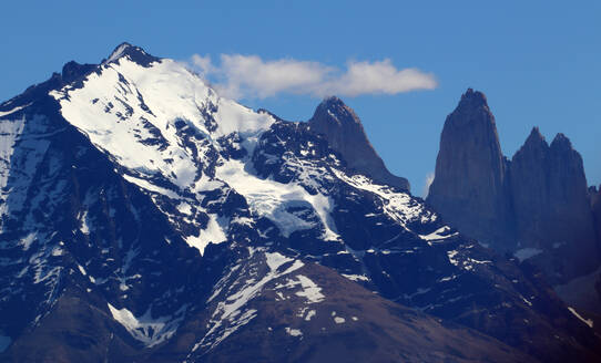 Torres and Cuernos, Torres del Paine National Park, Patagonia, Chile, South America - RHPLF24775