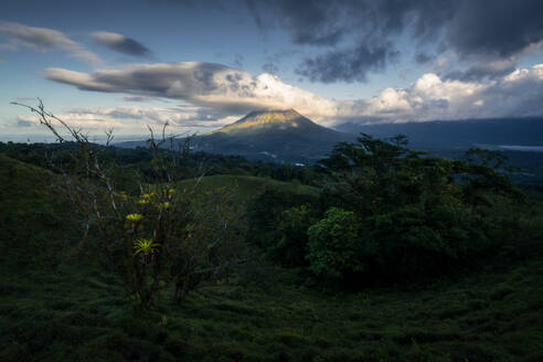 Volcan Arenal in the middle of American continent, in an impressive landscape, Costa Rica, Central America - RHPLF24803