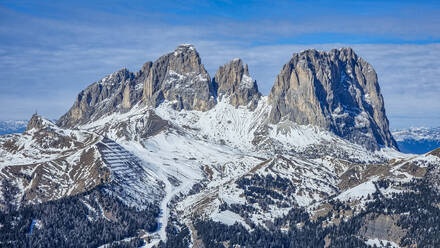 Langkofel mountain, Dolomites National Park, UNESCO World Heritage Site, South Tyrol, Italy, Europe - RHPLF24828