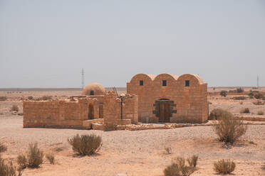 Qusayr Amra desert castle, UNESCO World Heritage Site, Jordan, Middle East - RHPLF24849