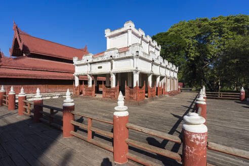 Building at Royal Palace, Mandalay, Myanmar (Burma), Asia - RHPLF24912