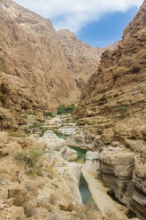 Canyon at Wadi Shaab, Oman, Middle East - RHPLF24968