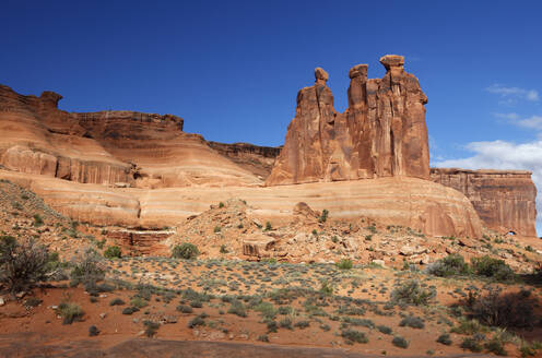 Three Gossips, Arches National Park, Utah, United States of America, North America - RHPLF25012