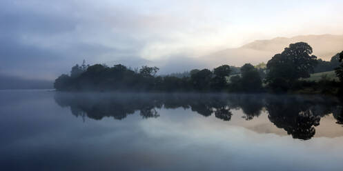 Morning light, Ullswater, Lake District National Park, UNESCO World Heritage Site, Cumbria, England, United Kingdom, Europe - RHPLF25029