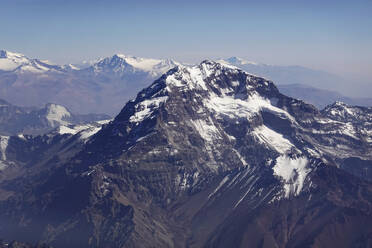 Aconcagua, 6961 metres, the highest mountain in the Americas and one of the Seven Summits, Andes, Argentina, South America - RHPLF25035