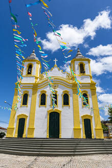 Matriz Sagrado Coracao de Jesus church, Laranjeiras, Sergipe, Brazil, South America - RHPLF25148