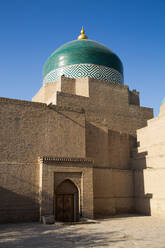 Timurid-style Dome, Pakhlavon Mahmud Mausoleum, Ichon Qala (Itchan Kala), UNESCO World Heritage Site, Khiva, Uzbekistan, Central Asia, Asia - RHPLF25180