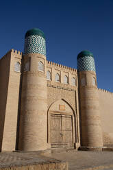 Entrance Gate, Kunya Ark Citadel, Ichon Qala (Itchan Kala), UNESCO World Heritage Site, Khiva, Uzbekistan, Central Asia, Asia - RHPLF25194