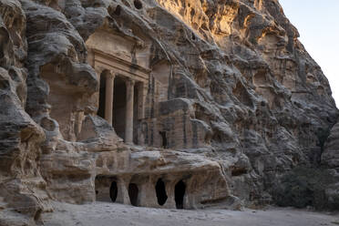 Al Beidha (Siq al-Barid) archaeological site in Little Petra, UNESCO World Heritage Site, Jordan, Middle East - RHPLF25294