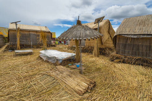 Reed islands Uros, Lake Titicaca, Puno, Peru, South America - RHPLF25307