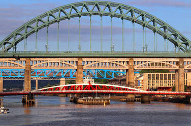 Bridges over the River Tyne, Newcastle-upon-Tyne, Tyne and Wear, England, United Kingdom, Europe - RHPLF25349