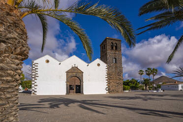 View of Church of Our Lady of La Candelaria on a sunny day, La Oliva, Fuerteventura, Canary Islands, Spain, Atlantic, Europe - RHPLF25411