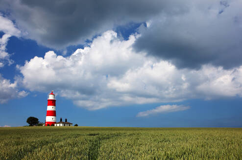 Happisburgh Lighthouse, Norfolk, England, United Kingdom, Europe - RHPLF25557