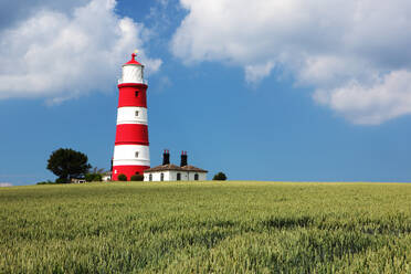 Happisburgh Lighthouse, Norfolk, England, United Kingdom, Europe - RHPLF25559