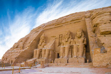 The Great Temple of Ramesses ll, Abu Simbel, UNESCO World Heritage Site, Egypt, North Africa, Africa - RHPLF25610