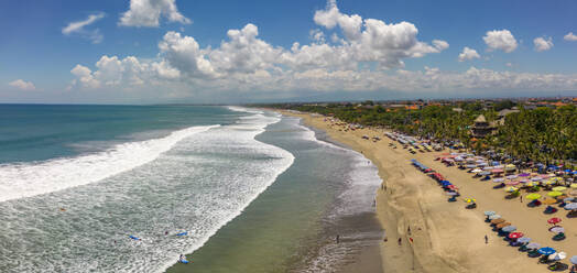 Aerial view of Kuta Beach, Kuta, Badung Regency, Bali, Indonesia, South East Asia, Asia - RHPLF25785