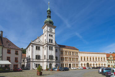 Town Hall, Marketplace Square (TG Masaryk Square), Loket, Czech Republic (Czechia), Europe - RHPLF25945