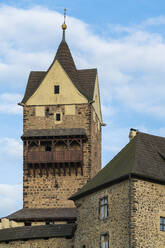 Detail of Tower of Loket Castle, Loket, Czech Republic (Czechia), Europe - RHPLF25951