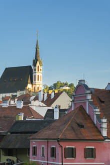 St. Vitus Church, UNESCO World Heritage Site, Cesky Krumlov, South Bohemian Region, Czech Republic (Czechia), Europe - RHPLF25984