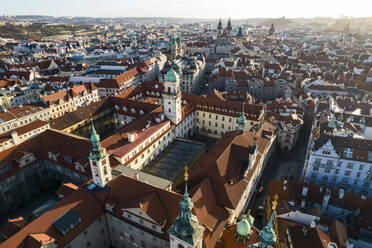 Aerial View of Old Town, City of Prague, Czech Republic. - AAEF18852