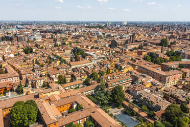 Aerial view of Bologna downtown, Emilia Romagna, Italy. - AAEF19152