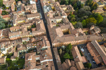 Aerial view of Bologna downtown, Emilia Romagna, Italy. - AAEF19299