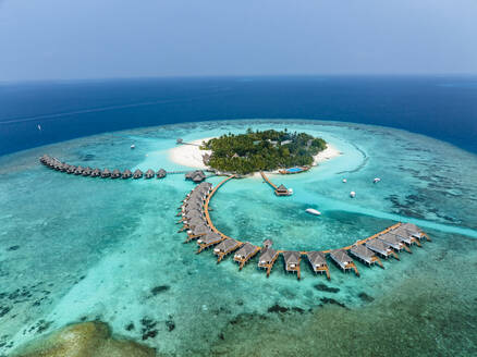 Tourist resort at Thulhagiri Island, Maldives - AMF09919