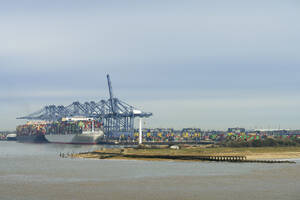 Cargo ship at Port of Felixstowe, UK - ISF26262