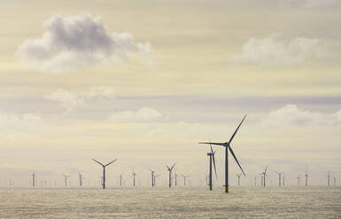 Clouds over Greater Gabbard offshore wind farm, UK - ISF26265