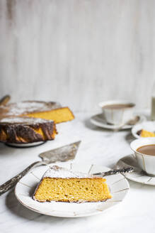 Slice of gluten free orange cake - SBDF04623