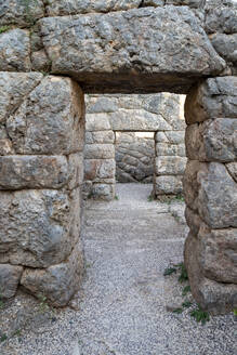 Greece, Epirus, Stone doorways in Necromanteion of Acheron - MAMF02872