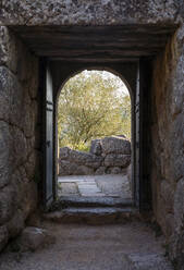 Greece, Epirus, Open gate in Necromanteion of Acheron - MAMF02873