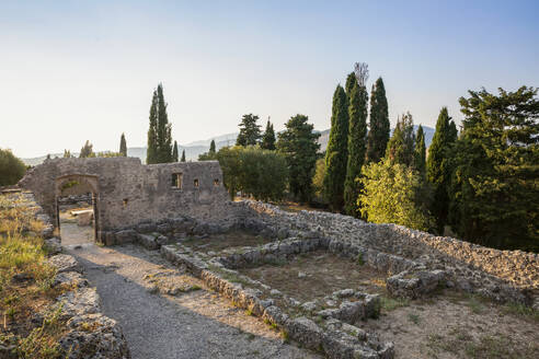 Griechenland, Epirus, Ruinen des Nekromanteion von Acheron - MAMF02874