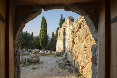 Griechenland, Epirus, Ruinen des Nekromanteion von Acheron - MAMF02875