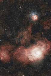 View of Lagoon and Trifid nebulas - ZCF01147