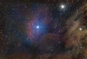Kugelsternhaufen NGC 6144 und Rho-Ophiuchi-Nebel - ZCF01160