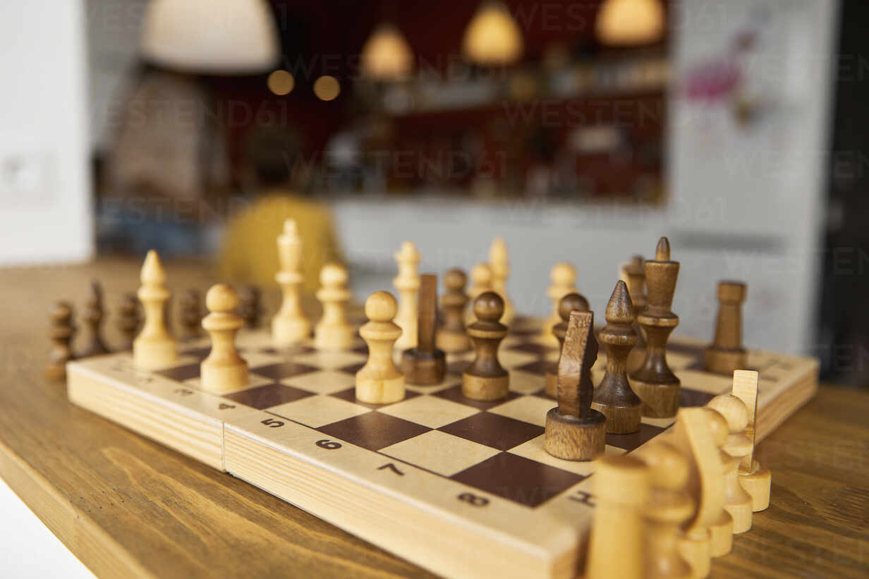 60+ Open Chess Board With Chess Wooden Pieces Stock Photos, Pictures &  Royalty-Free Images - iStock