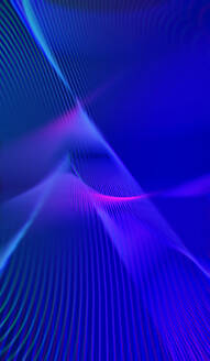 Abstrakter schillernder blauer holografischer Hintergrund - MSMF00061
