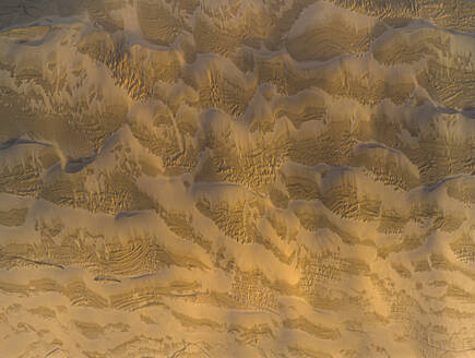 Aerial view of the Pilat sand dunes in La Teste-de-Buch, France. - AAEF19382