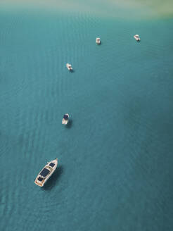 Aerial view of boats, San Vito Lo Capo, Sicily, Italy. - AAEF19687